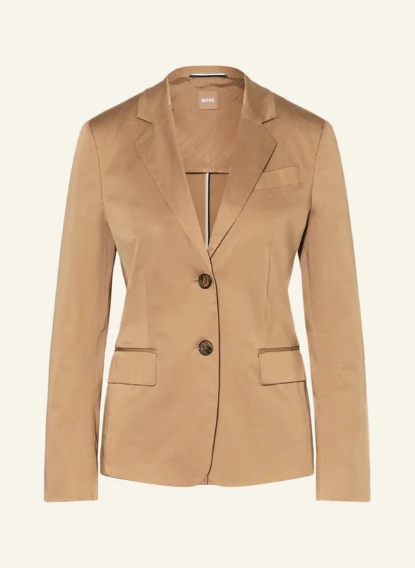 JETIDA BLAZER, MEDIUM BEIGE
