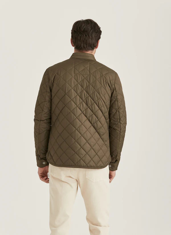 TEDDY QUILTED JACKET, OLIVE