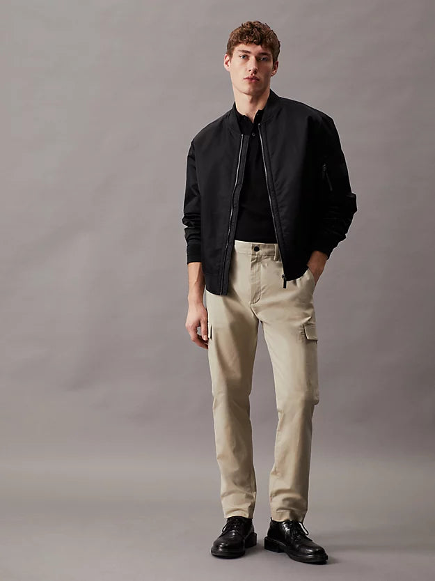 Modern Twill Tapered Cargo, London Fog