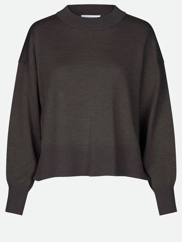 Merino Wool Pullover, Dark Espresso