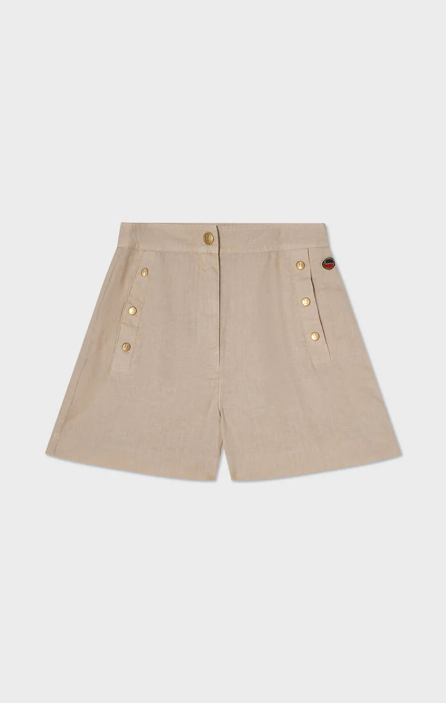 Pixie Solid Shorts, Sand