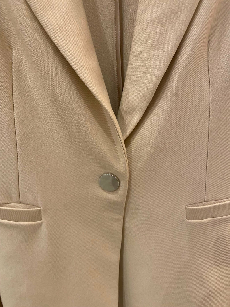 BLAZER JACKET, VANIGLIA