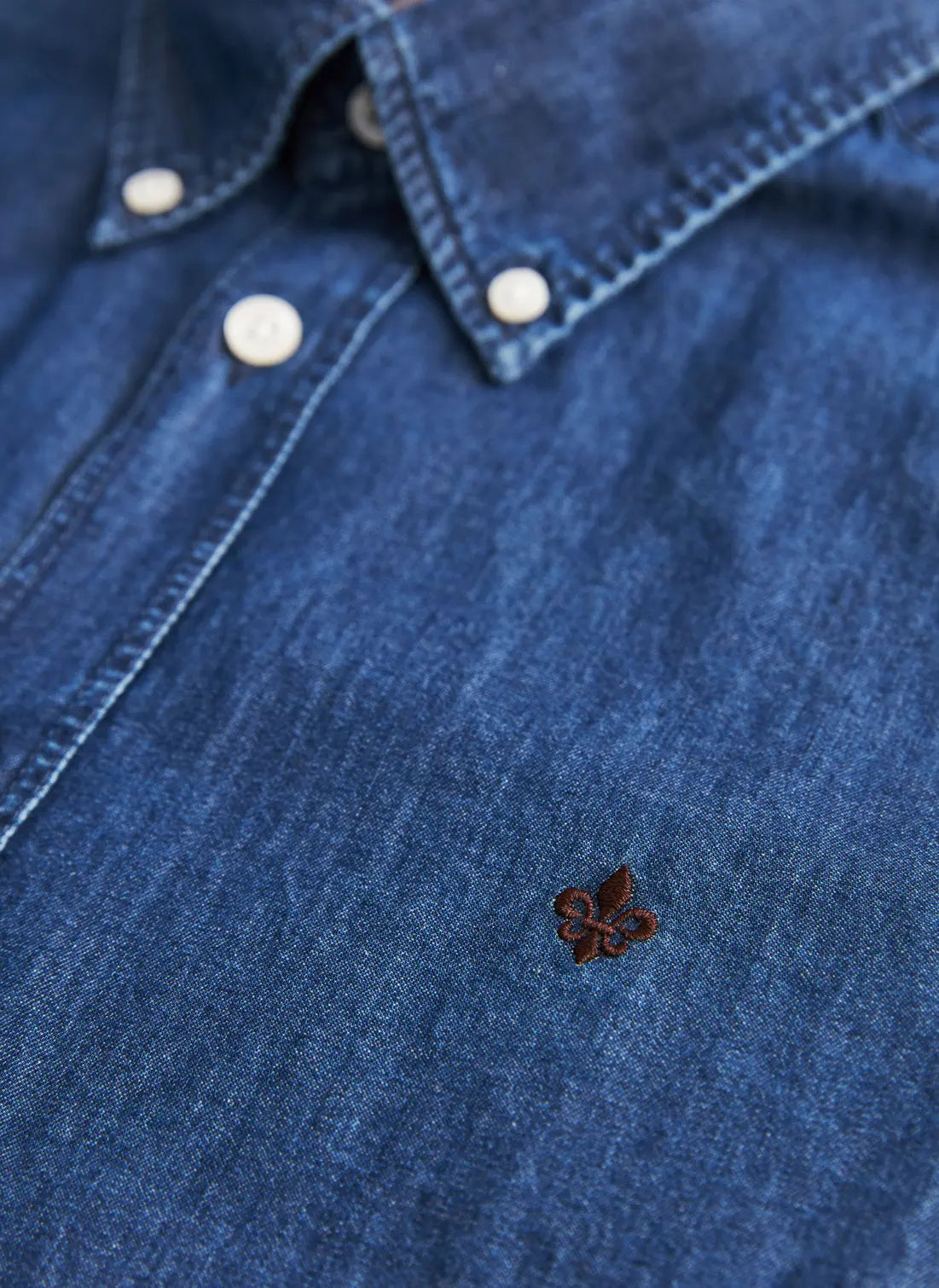 LIGHT DENIM SHIRT, SLIM, BLUE