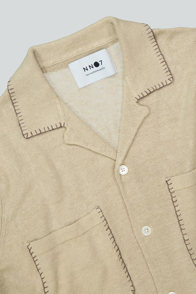 HENRY KNIT 6565 SHIRT, IRISH CREAM