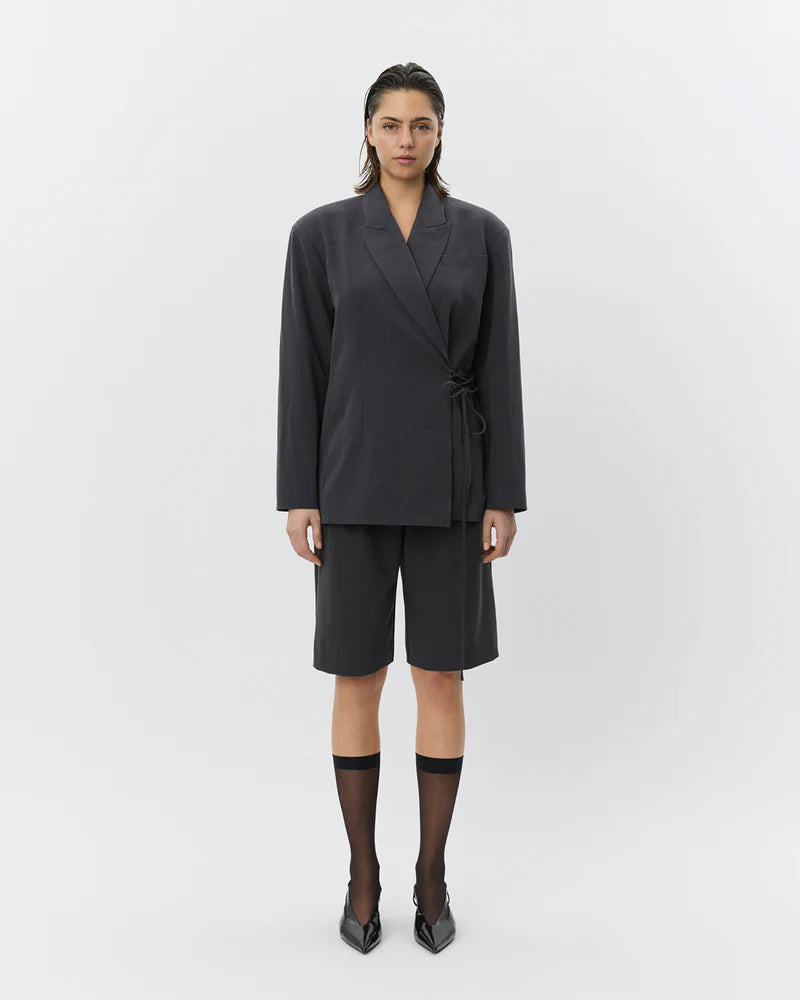 SUSSIE BLAZER, DARK GREY