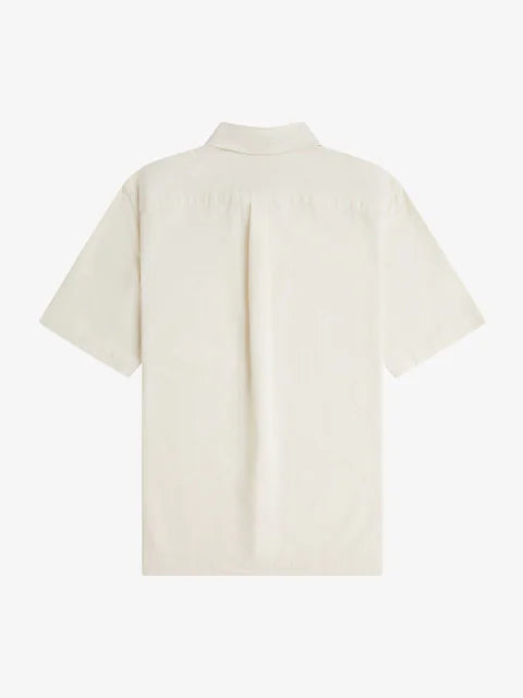 POCKET DETAIL SS SHIRT, ECRU