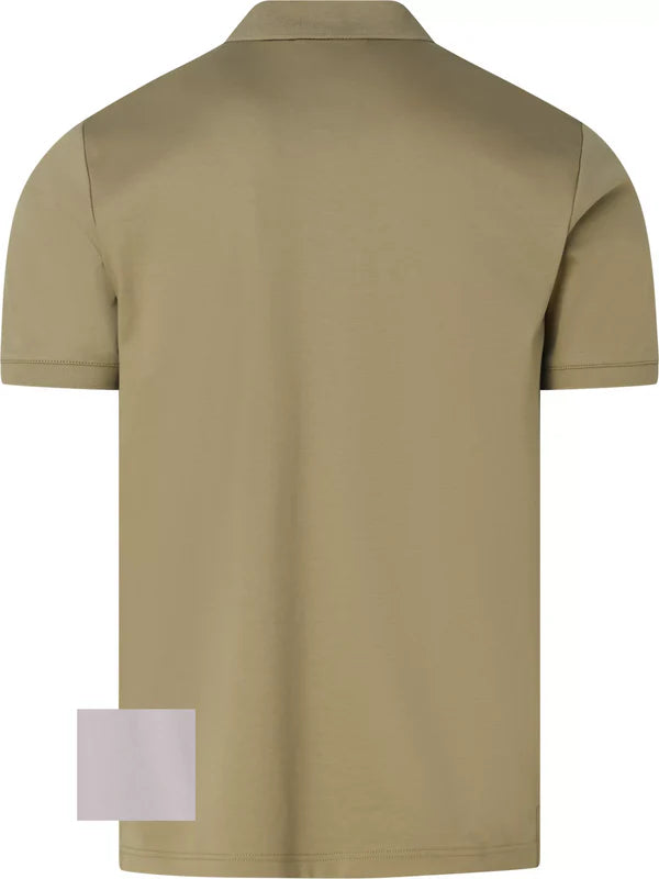 SMOOTH COTTON SLIM POLO, ATMOSPHERE