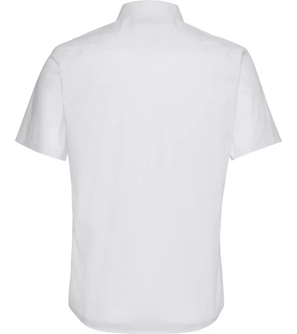 SS SOLID STRETCH SLIM SHIRT, BRILLIANT WHITE