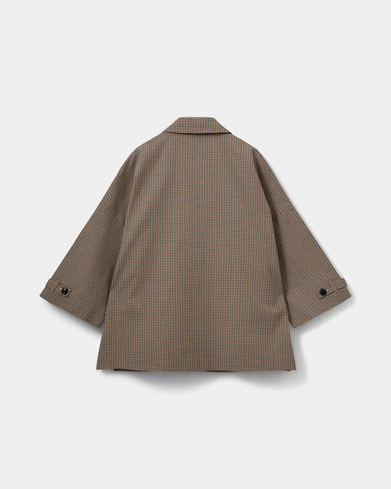 SELINA OVERSIZE JACKET, CHECK