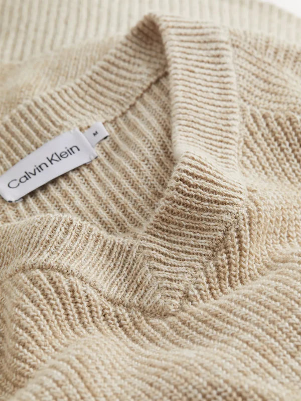 KNITTED VEST, SEEDPEARL