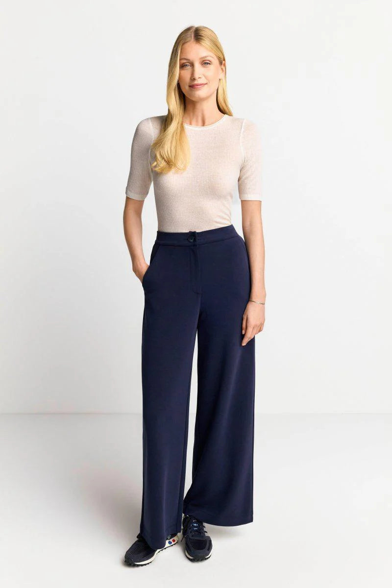 T Wool Rib Shirt, Pearl White