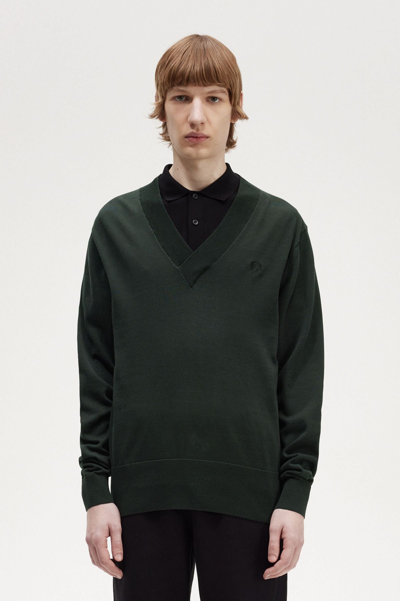 V-neck Jumper (green)