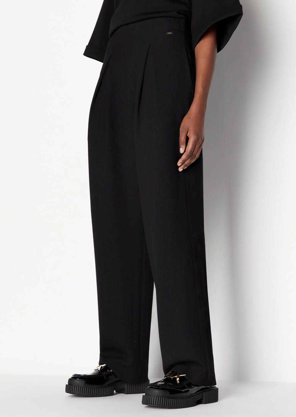 Woman Woven Trouser (black)