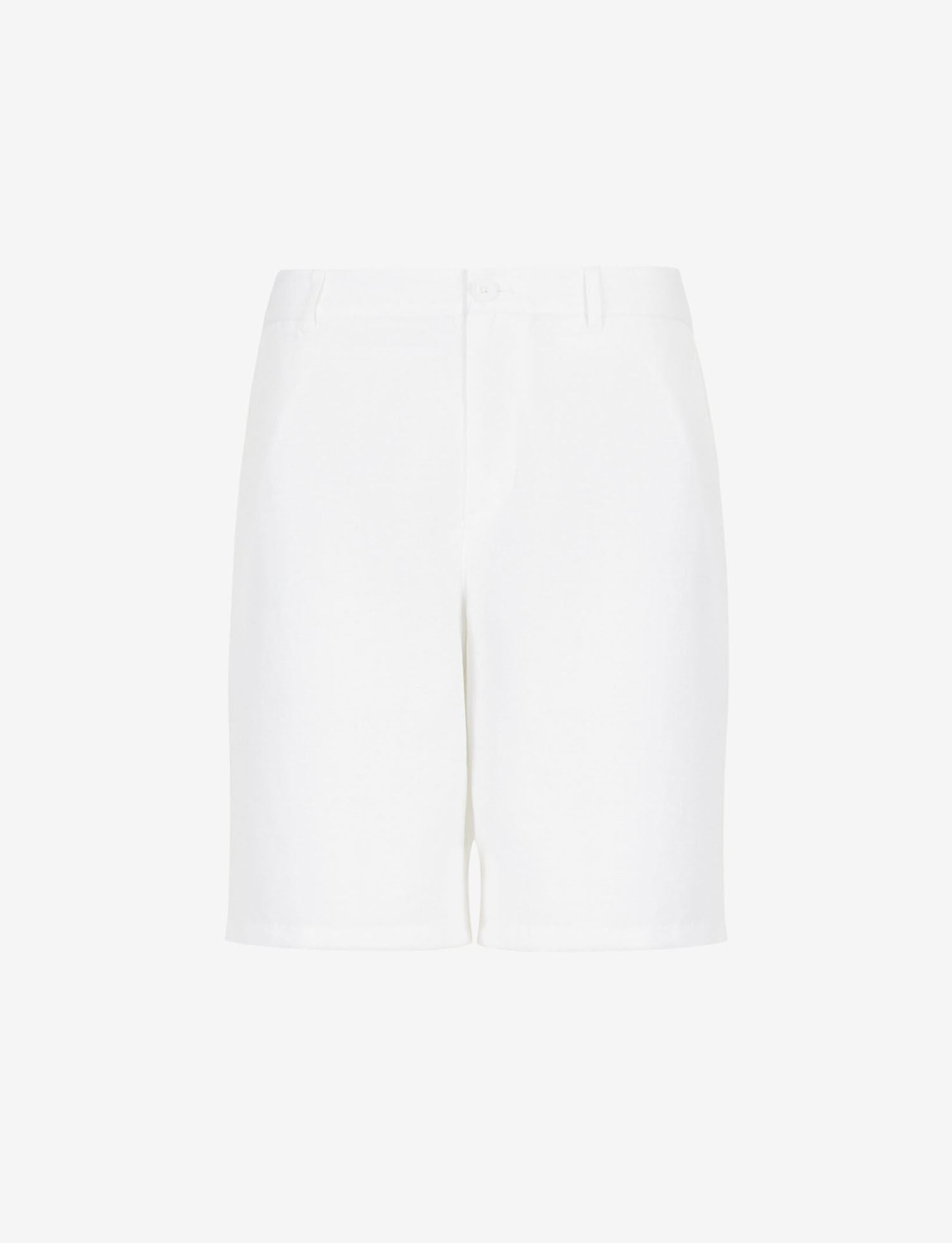 Man Woven Bermuda, White