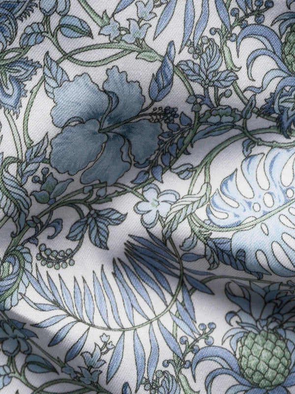 FLORAL SIGNATURE TWILL SHIRT, GREEN