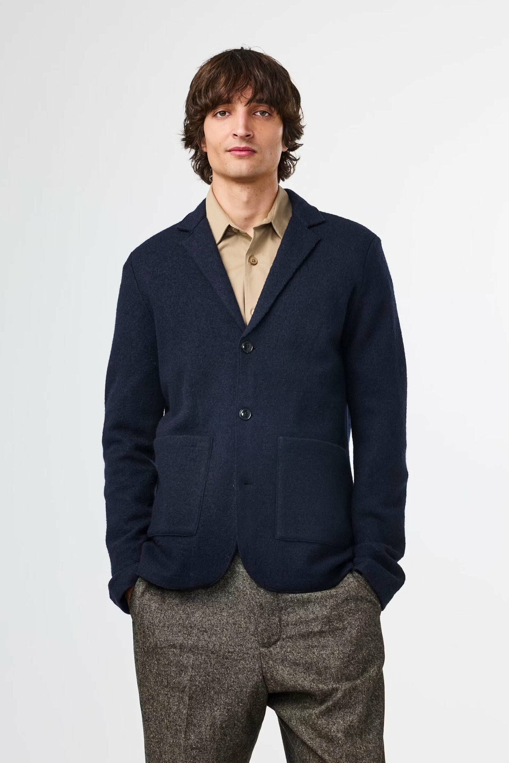 Blazer Boiled 6398, navy