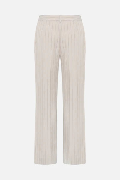 APRICOT ELEZA PANTS, LIGHT GREY STRIPES