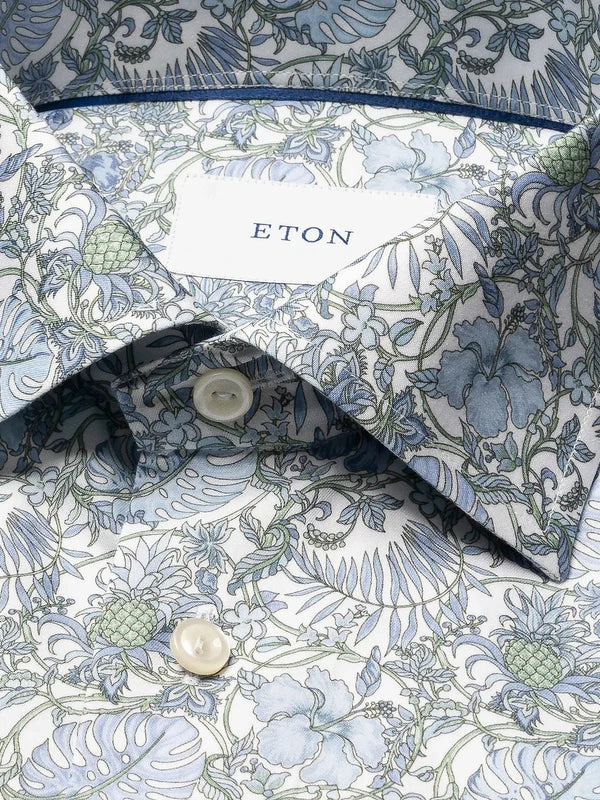 FLORAL SIGNATURE TWILL SHIRT, GREEN