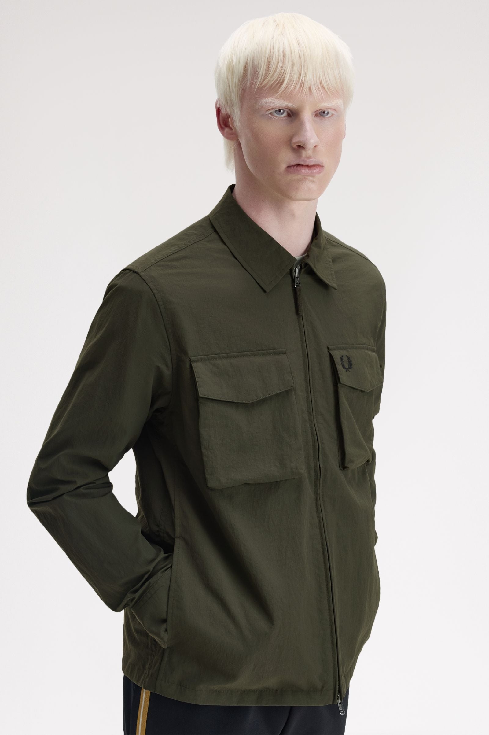 RIPSTOP POCKET OVERSHIRT, HUNTING GREEN