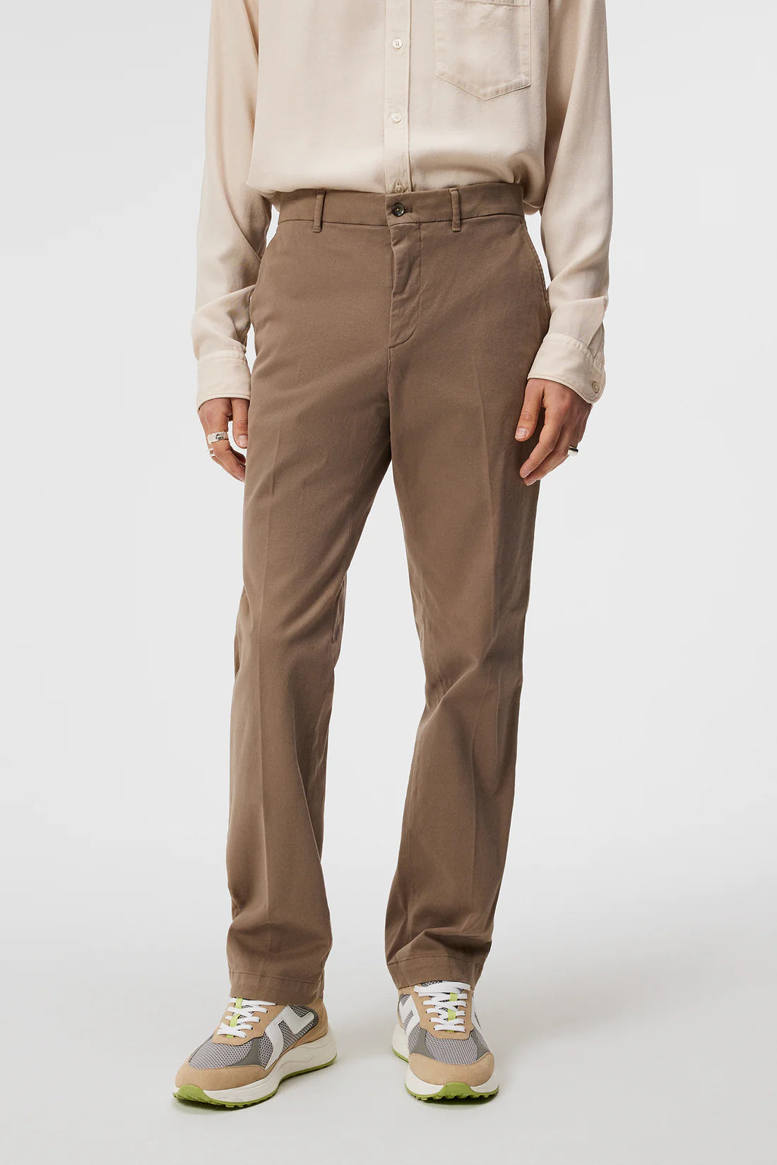 Lois Twill Flex Pants, Walnut