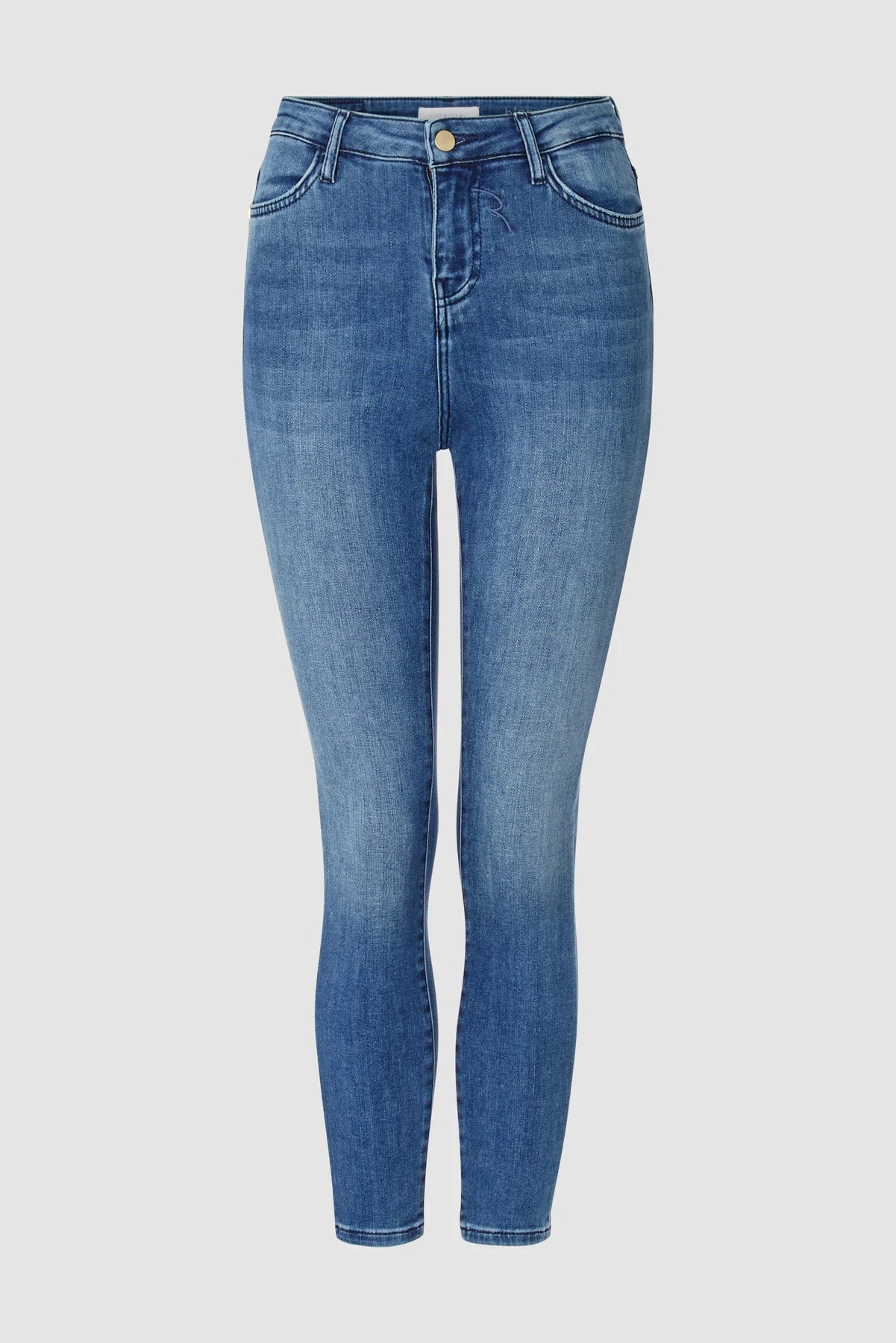 High waist jeans, denim blue