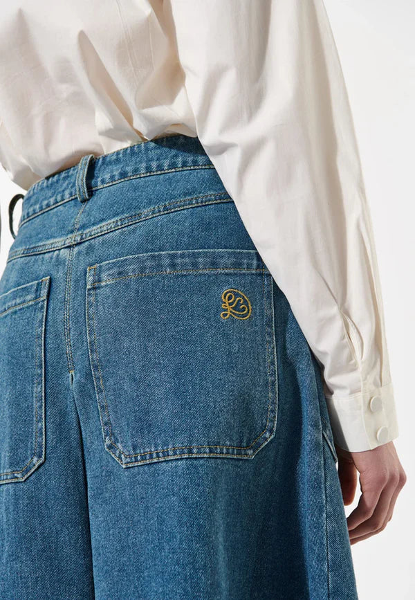 DINESSADEA SKIRT, LIGHT DENIM BLUE