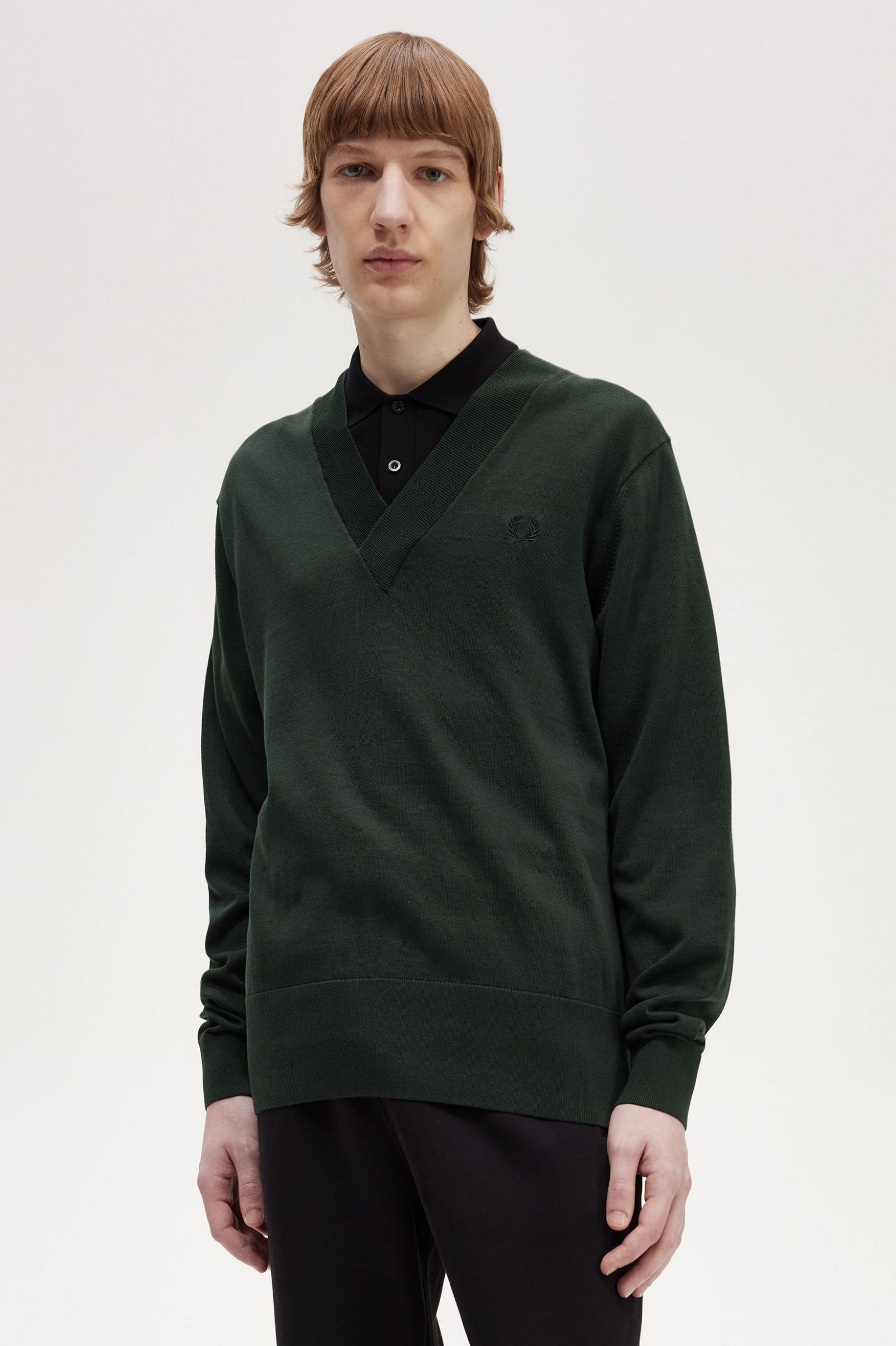 V-neck Jumper (green)