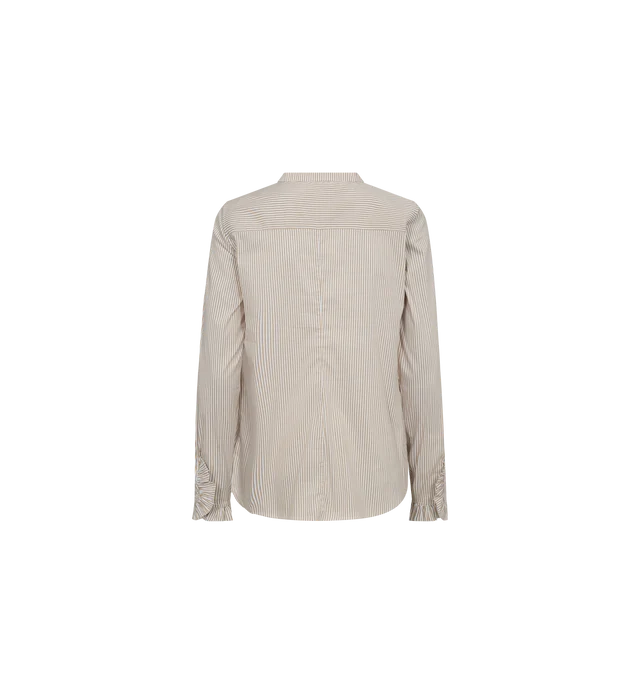 MATTIE STRIPE SHIRT, SAFARI