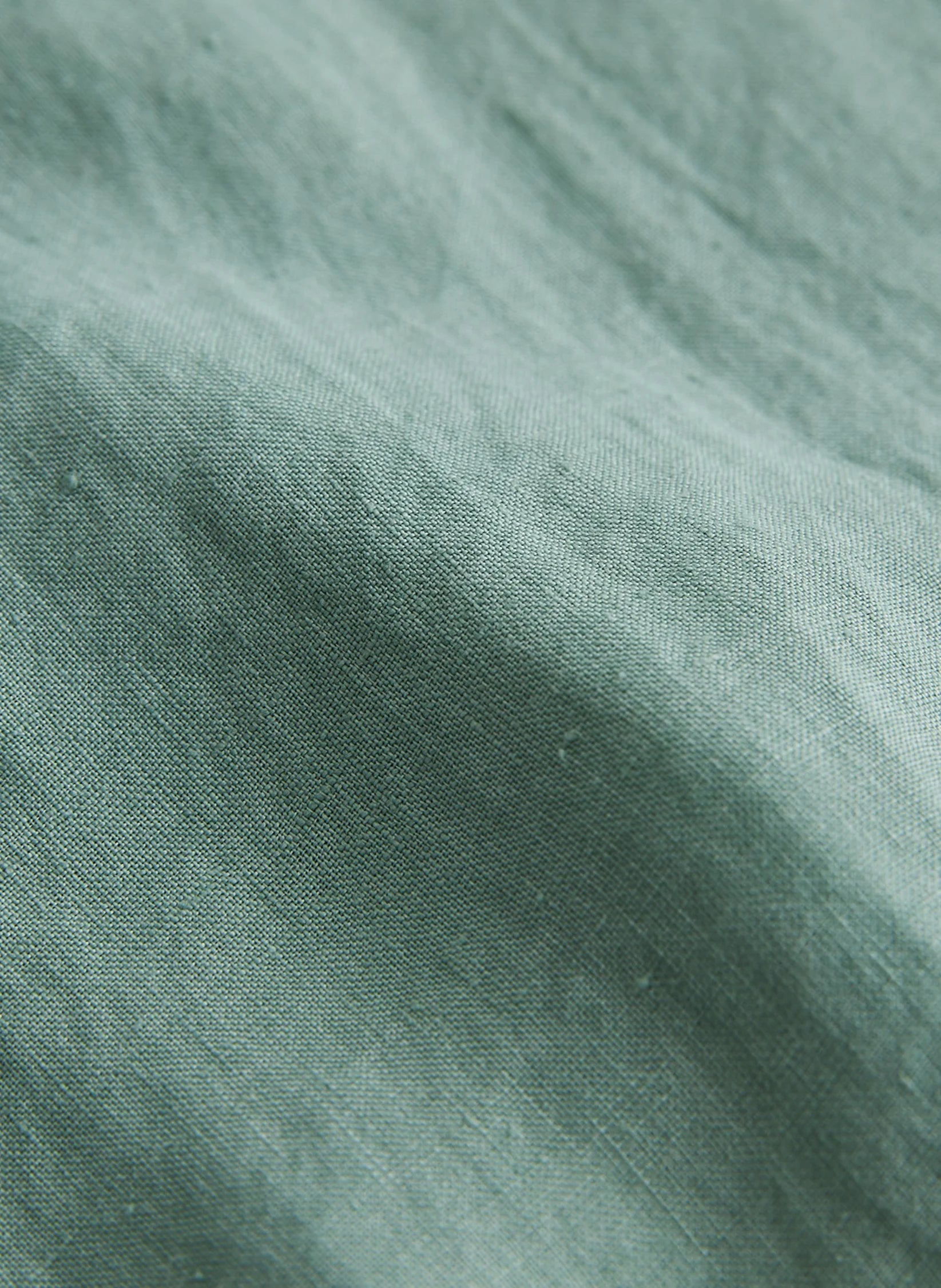 Douglas Linen Shirt, Classic Fit, Green