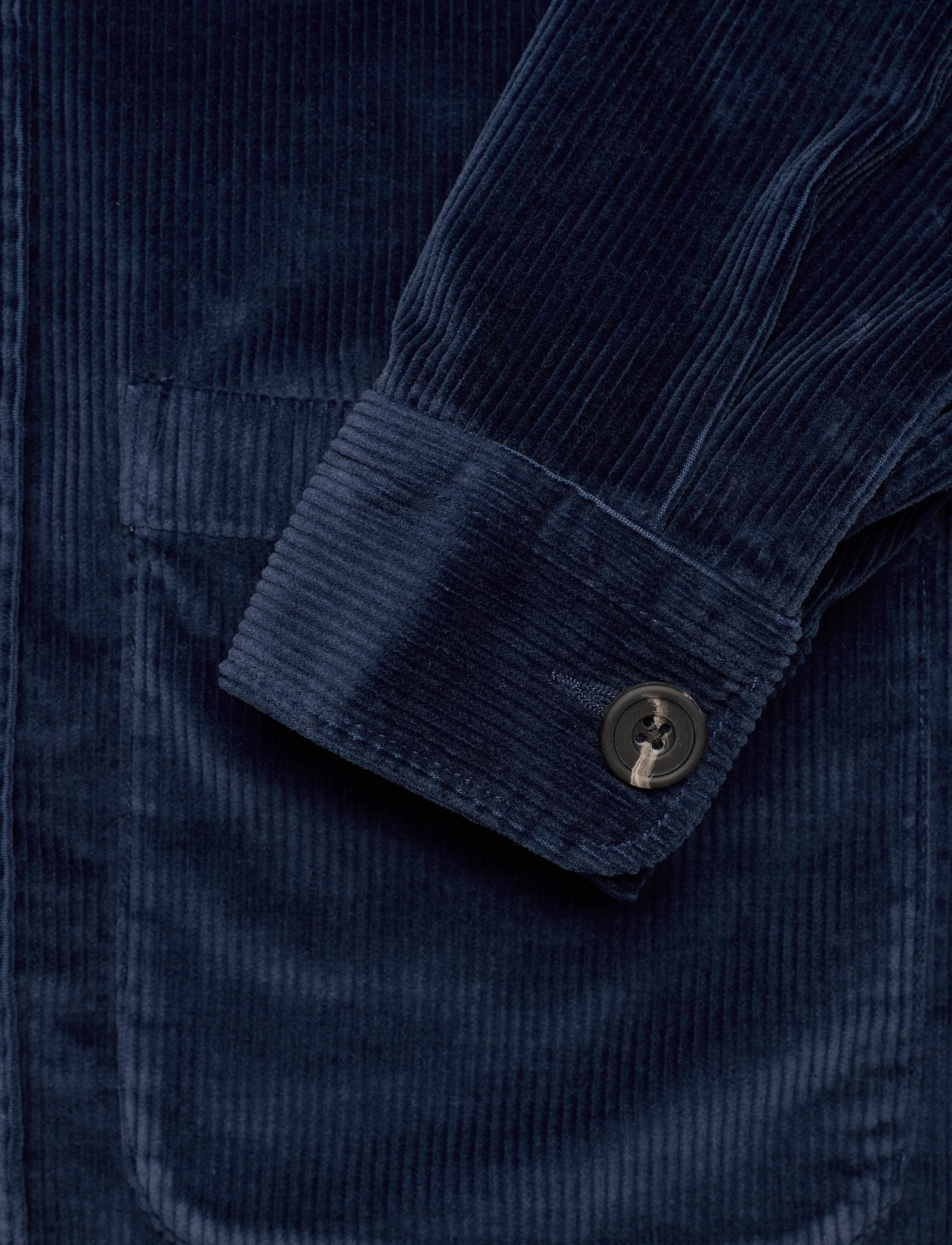 HEATON CORDUROY LT SHIRT JACKET, BLUE