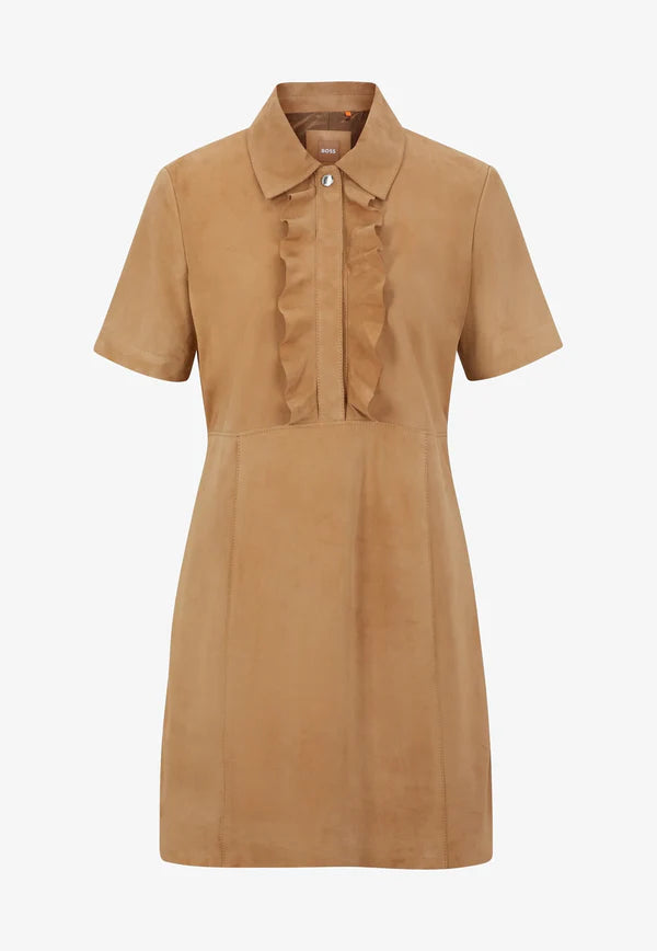 C SYRILA DRESS, OPEN BEIGE