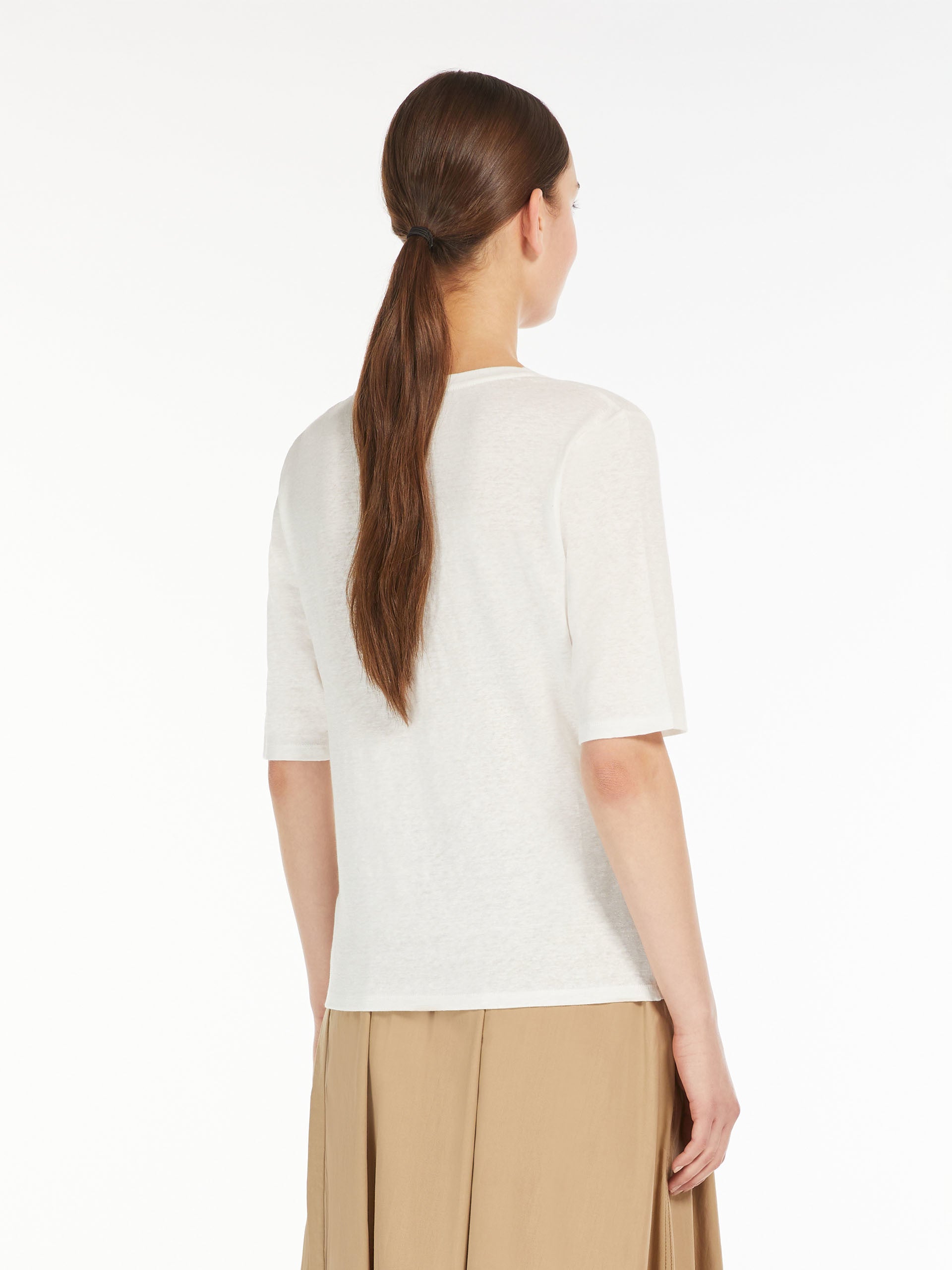 Brunate Knitted Blouse, White