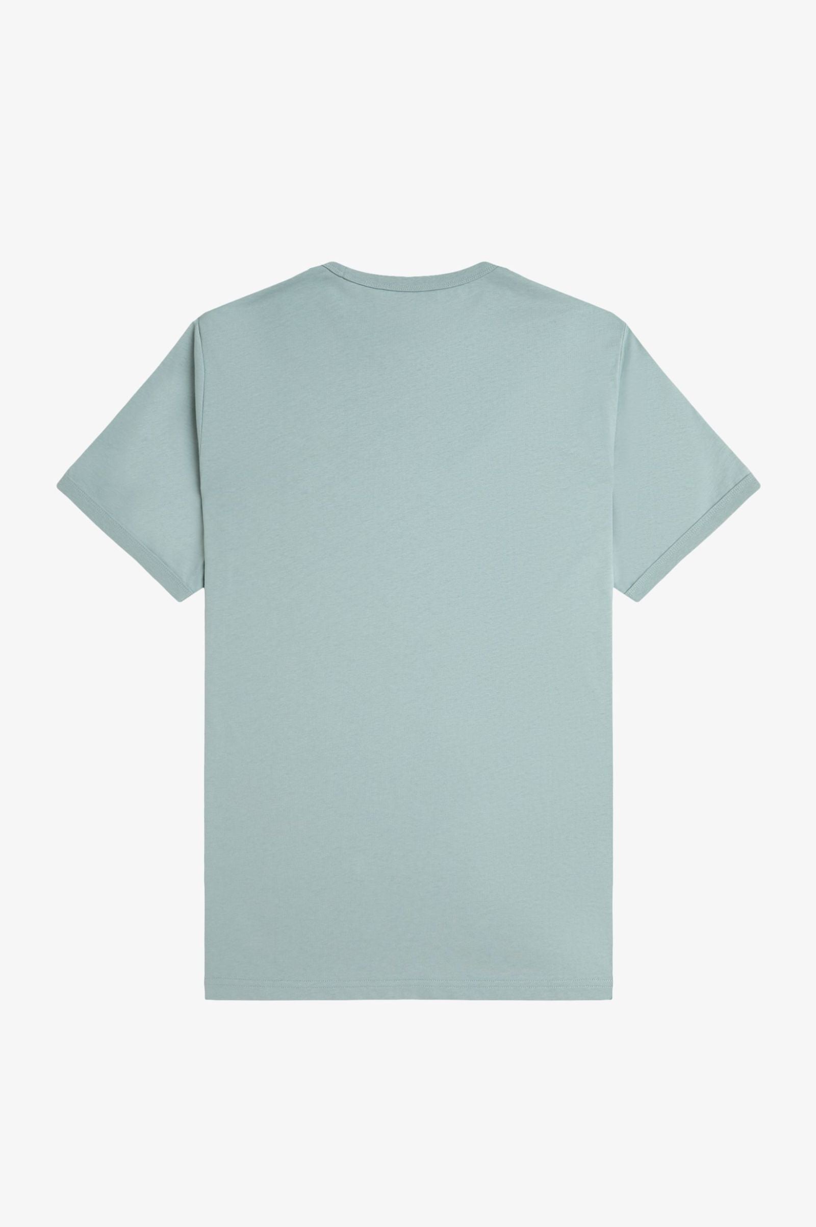 Ringer T-shirt, Silver Blue