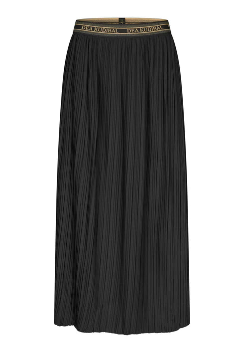 GABI PLEATED SKIRT, BLACK