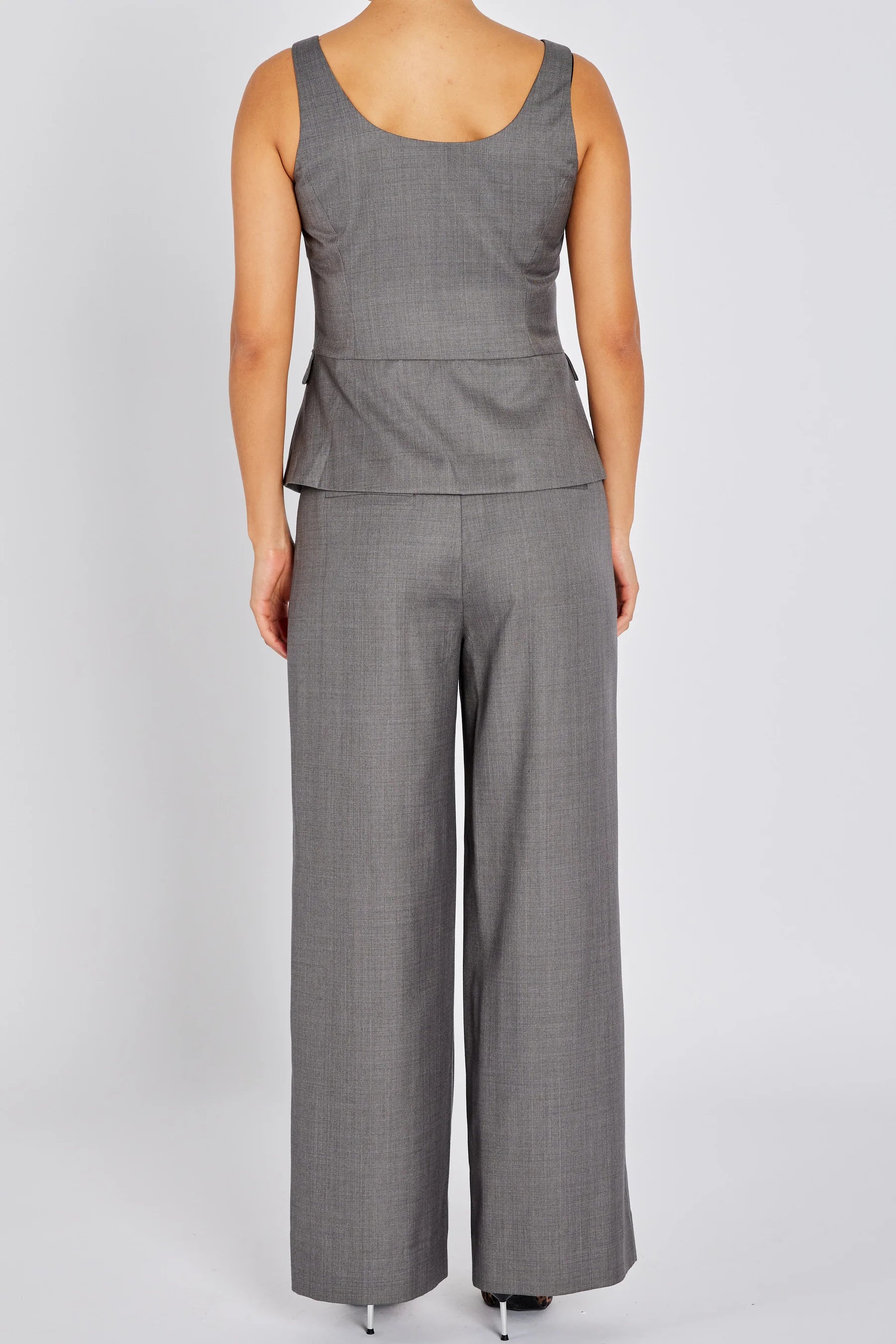 WATERLILY BEATUS VEST, GREY MELANGE