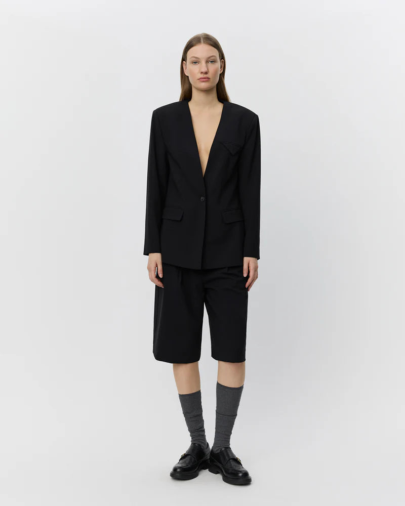 ELSA SUIT SHORTS, DARK GREY