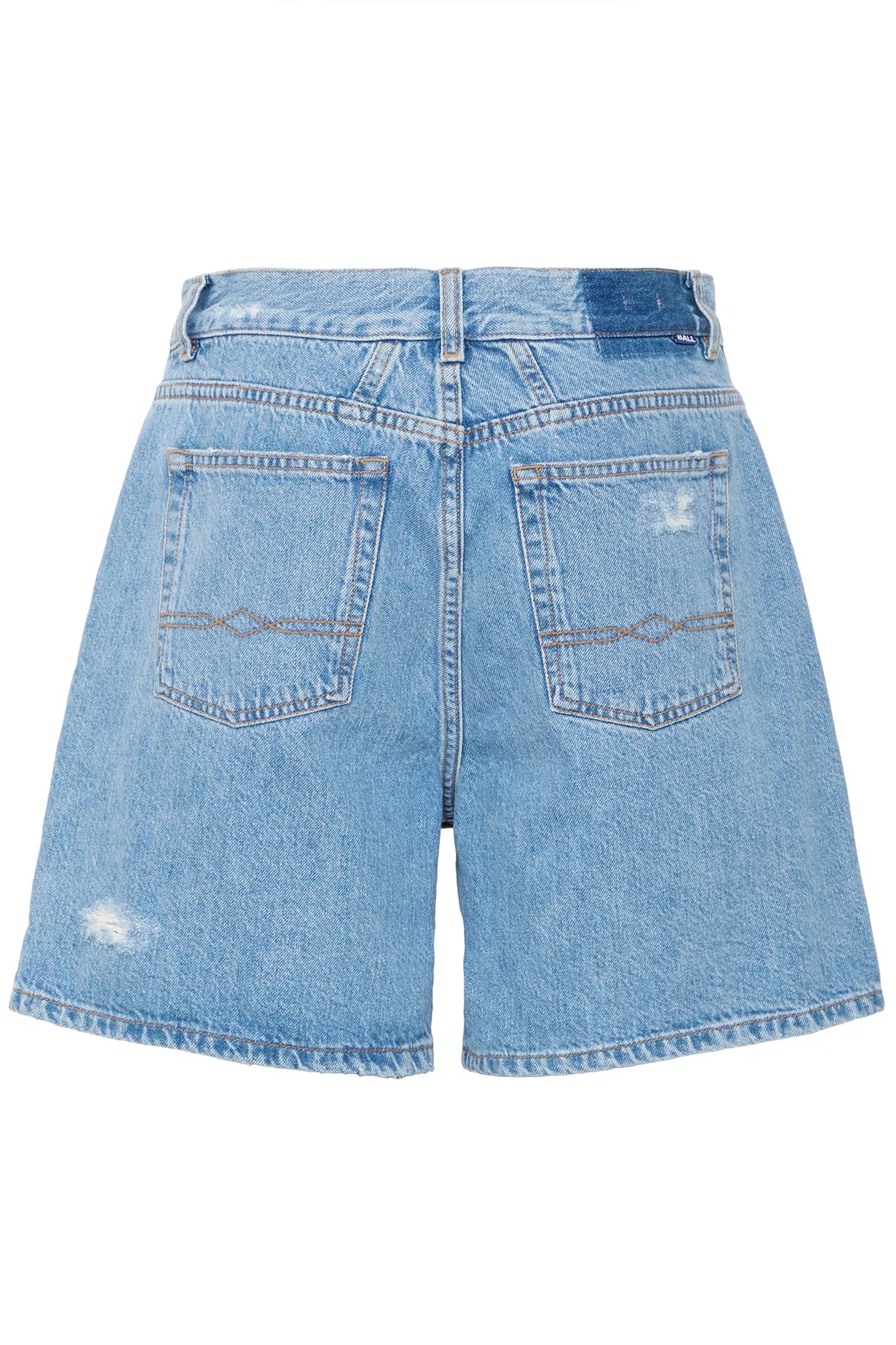 Baserre Denim Shorts, Light Blue Denim
