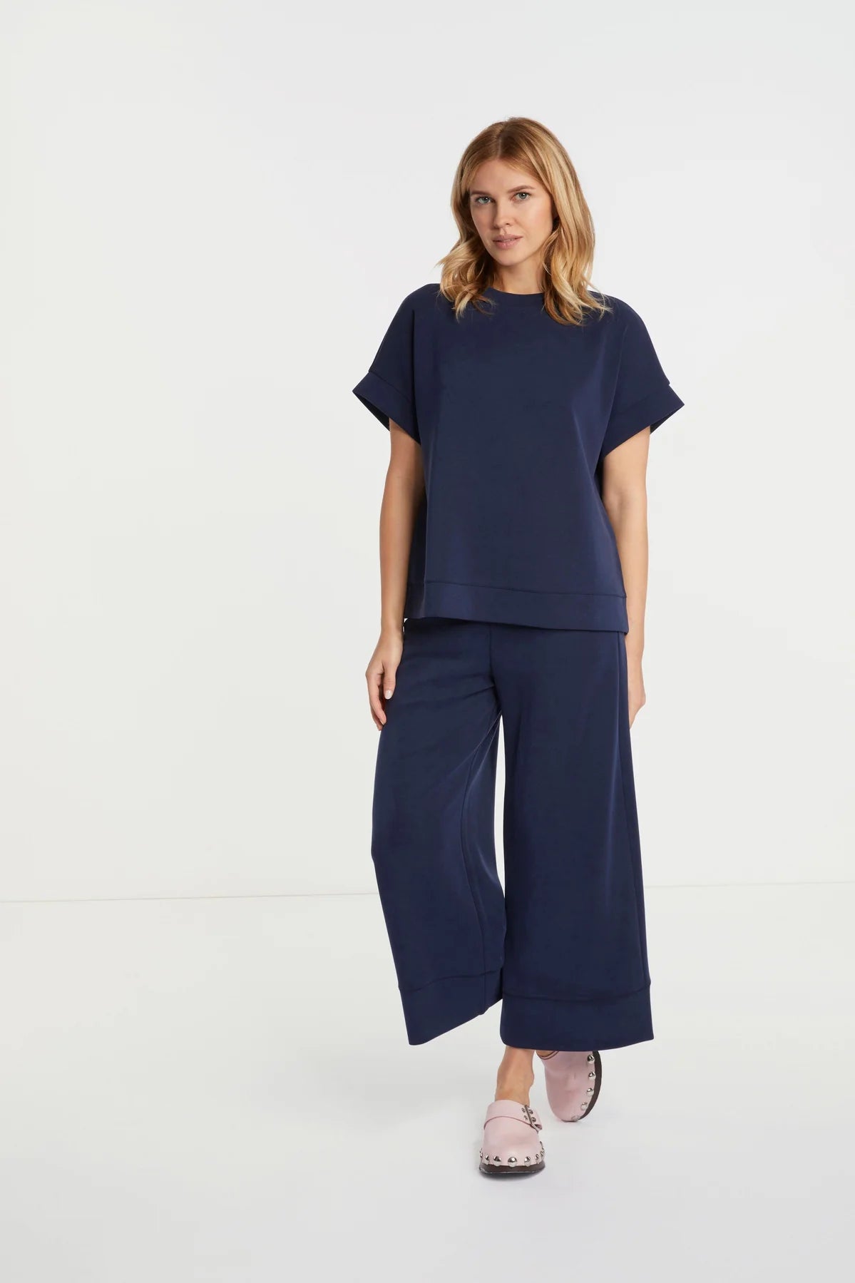 Tencel Peached Shirt, Midnight Blue