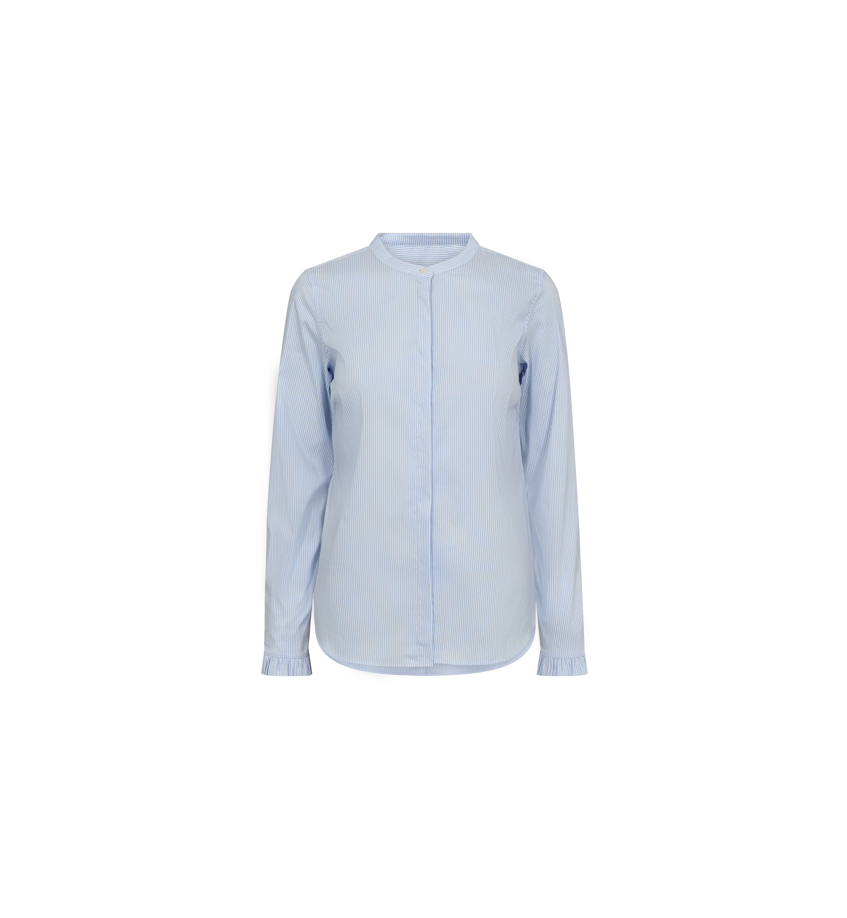 MATTIE STRIPE SHIRT, LIGHT BLUE