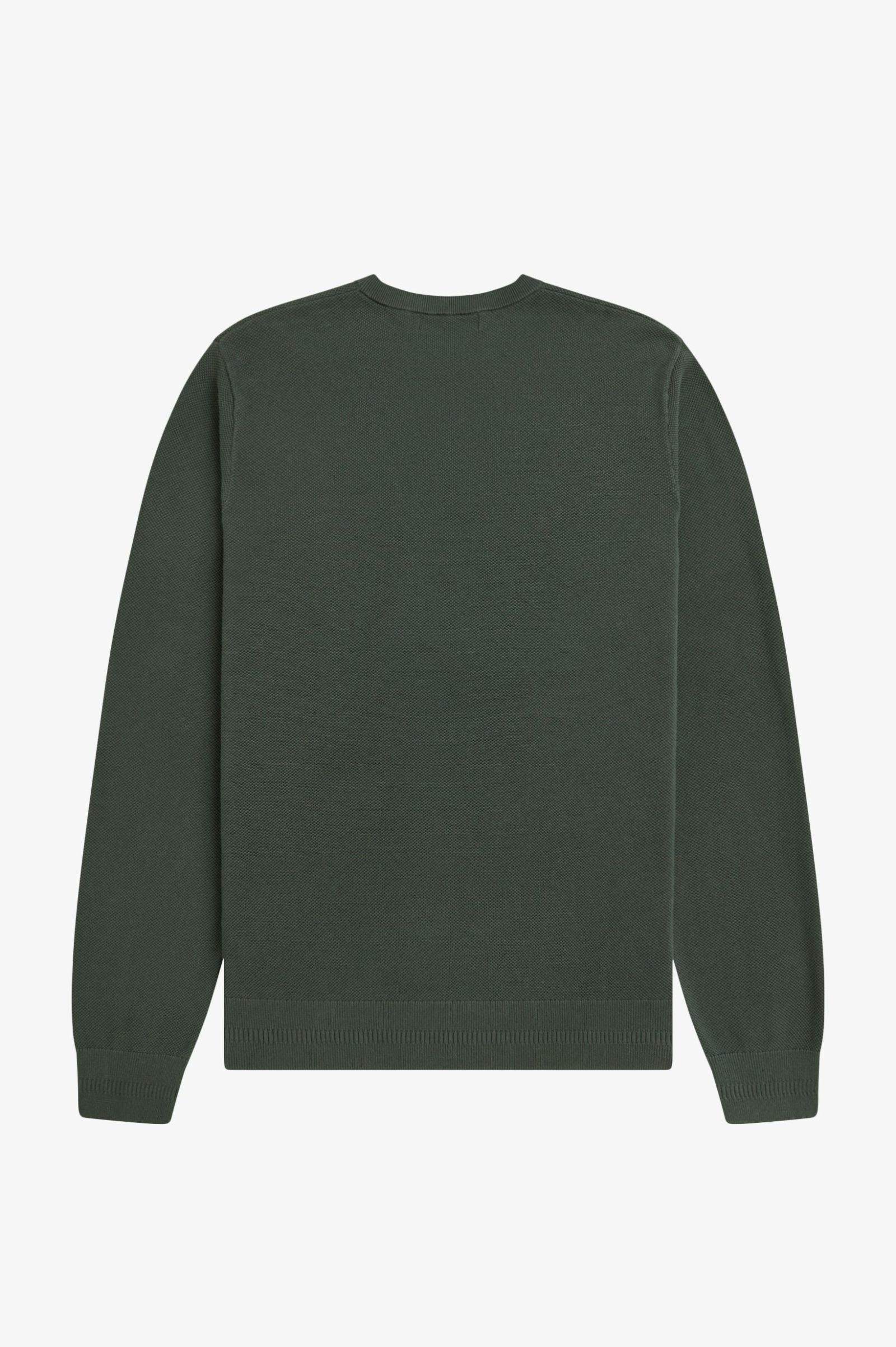 PIQUE STITCH JUMPER, COURT GREEN