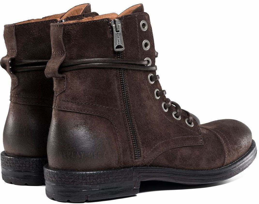 Pack suede, dark brown