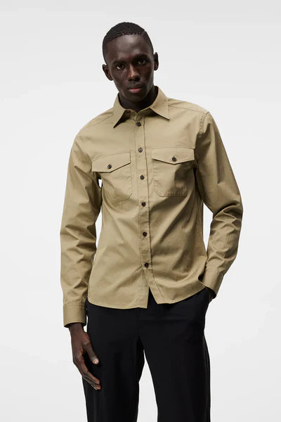 PERRY 2 POCKET SLIM SHIRT, ALOE