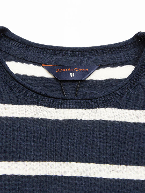 MONTE STRIPE KNIT, NAVY