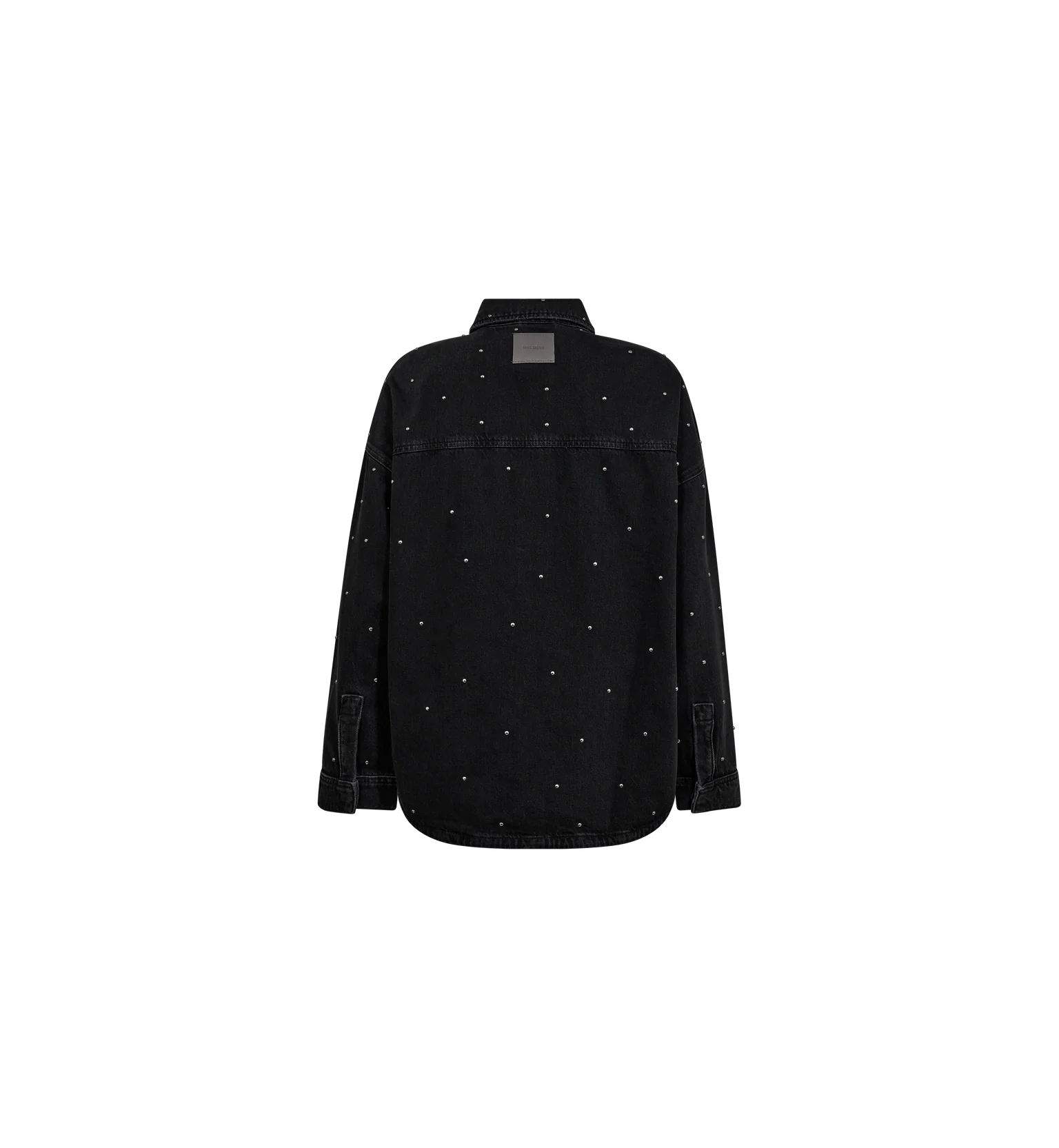 MMEmme Studs Shirt, Dark Grey Denim