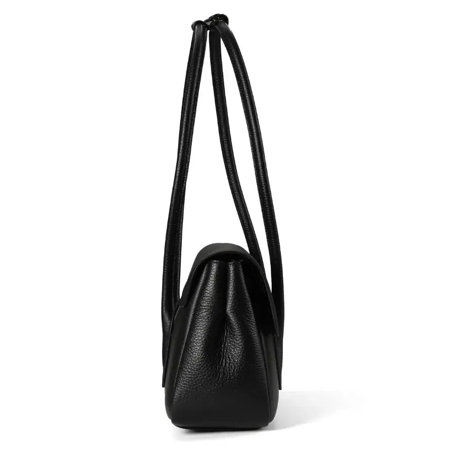 C-ME LOCK SHOULDER BAG, NOIR