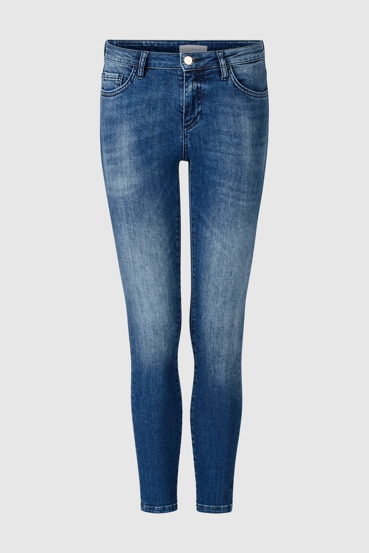 Midi Blue Denim Jeans