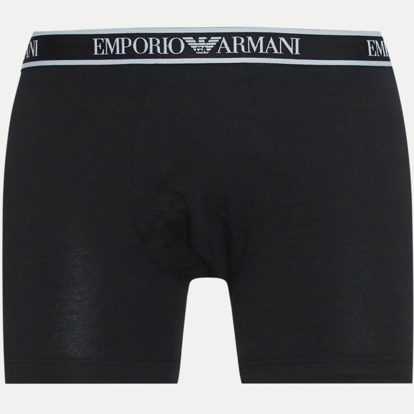 Man Knitted Underwear Set, Nero/Nero/Nero