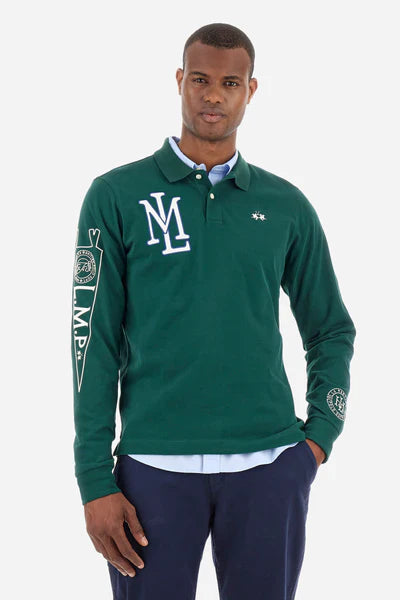 MAN POLO SEMI JERSEY CARBONIS, PINE GROVE