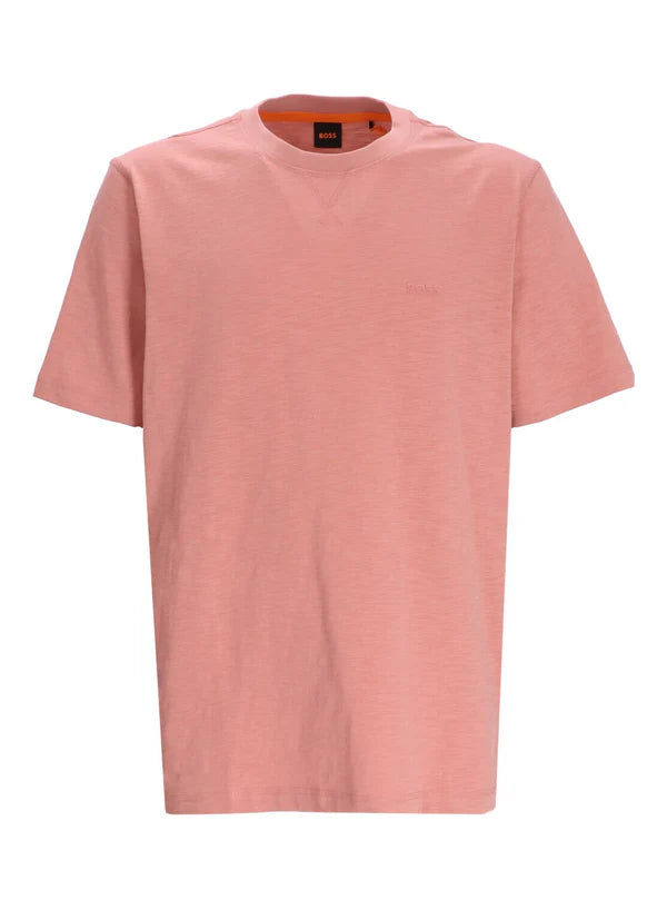 TE SLUB TEE, OPEN PINK