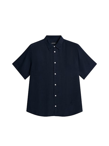 Reg SS Light Tencel Shirt, Navy